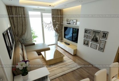 Interior design of  apartment Athena Complex 70m2